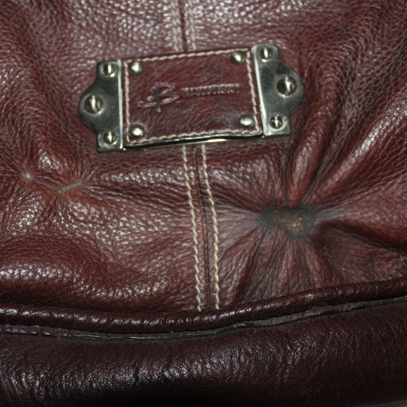B. Makowsky Large Leather Bag - Picture 7 of 7
